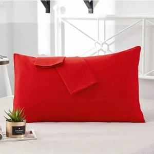 Rozet Tekstil Yastık Kılıfı Pamuk Kumaş Kapaklı (2 Adet) 50 x 70 cm