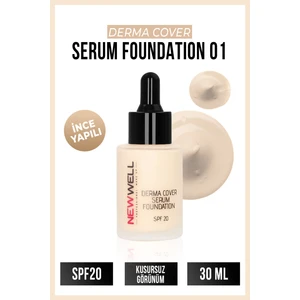 New Well Derma Cover Serum Foundation - 01
