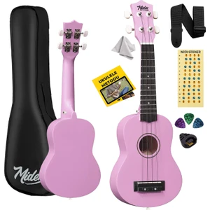 UKX-901PU Lila Soprano Ukulele (Askı Çanta Metod Pena)