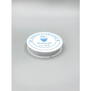 Egem Aksesuar 3 Adet Esnek Misina Lastik Ip 0,8 mm Şeffaf 15 Metre