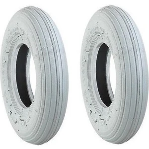 6 Jant 6x1 1/4 Engelli Araç Dış Lastiği Gri HF-207 x 2 Adet