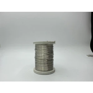 Egem Aksesuar Bakır Çiçek Teli, Gümüş Renk Kalınlık : 0.80 mm