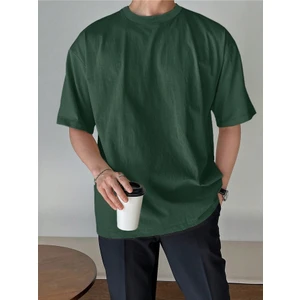 Cool Tarz Erkek Bisiklet Yaka %100 Pamuk T-Shirt