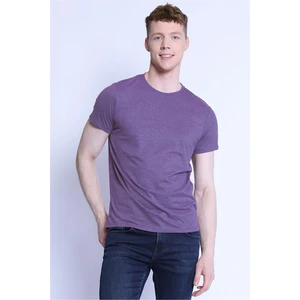 Unisex Pamuklu Bisiklet Yaka T-Shirt