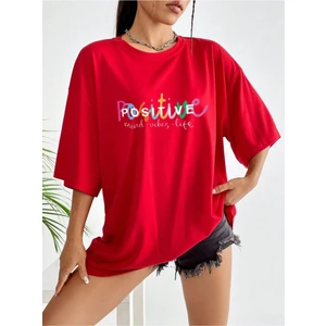 Positive Baskılı Unisex T-Shirt