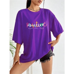 Positive Baskılı Unisex T-Shirt