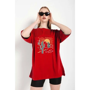 Çöl Tema Baskı Unisex T-Shirt