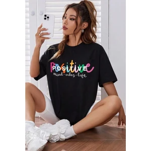 Positive Baskılı Unisex T-Shirt