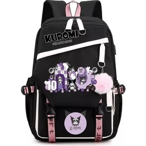 Kuromi Melody Çevre Birimi Büyük Kapasiteli Okul Sırt Çantası (Yurt Dışından)
