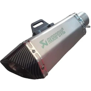 Motosiklet Abart Egzoz Gri - Karbon