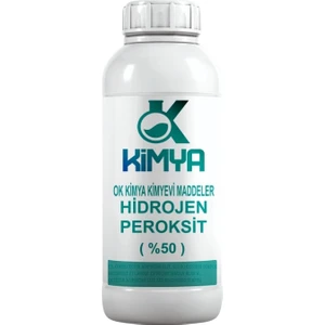 Hidrojen Per Oksit %50 - Hydrogen Peroxide Oksijenli Su 1 kg