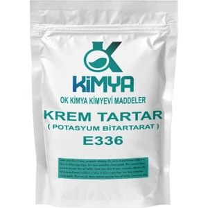 Ok Kimya Krem Tartar E336  Potasyum Bitartrat 500 gr