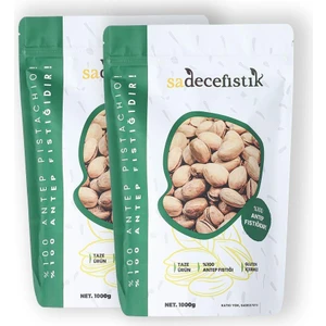 Sadece Fıstık Kavrulmuş Süper Ikili - ( Kavrulmuş Antep Fıstığı 1000 Gr. x 2 )