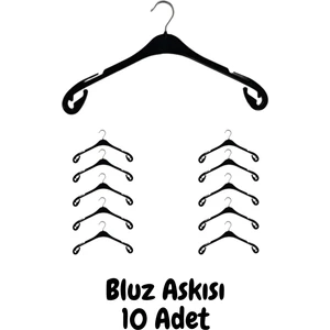 Demoplast Aksesuar Gömlek, Bluz ve Tişört Askısı 10 Adet 43CM