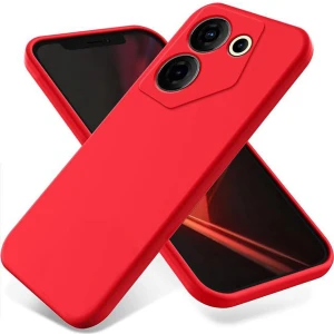 Tecno Camon 20S Pro 5g Uyumlu Liquid Serisi Içi Kadife Lansman Silikon Kılıf