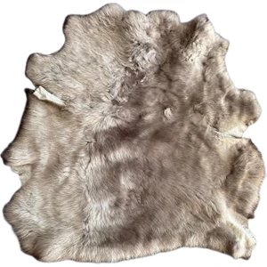LN Leather Gerçek Uzun Tüylü Koyun Postu - Naturel Uzun Tüylü Koyun Postu - Doğal Post Paspas