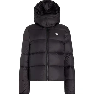 Calvin Klein Kadın Mw Down Short Puffer Mont-Siyah