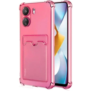 Redmi 13C 4G Kılıf Darbe Emici Köşe Korumalı Kartlıklı Cüzdanlı Silikon Kapak