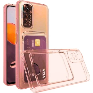 Redmi Note 11 Pro Kılıf Darbe Emici Köşe Korumalı Kartlıklı Cüzdanlı Silikon Kapak