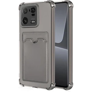 Xiaomi 13 Pro Kılıf Darbe Emici Köşe Korumalı Kartlıklı Cüzdanlı Silikon Kapak