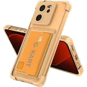 Xiaomi 13T Pro Kılıf Darbe Emici Köşe Korumalı Kartlıklı Cüzdanlı Silikon Kapak