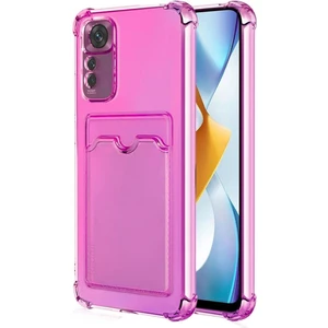 Xiaomi 12T Kılıf Darbe Emici Köşe Korumalı Kartlıklı Cüzdanlı Silikon Kapak