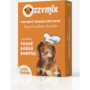 Kurutulmuş Tavuk Göğüs Bonfile Köpek Ödül Maması 60 gr