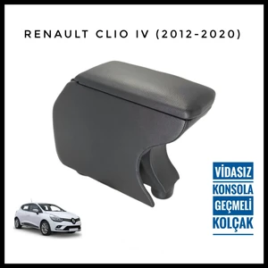 Clio 4 Vidasız Konsola Geçmeli Kolçak