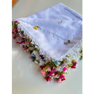 El Işi Göz Nurudur El Emeği Yazma Kenarı Boncuklu Tülbent Yemeni Çeyiz Bohçalık Günlük El Işi