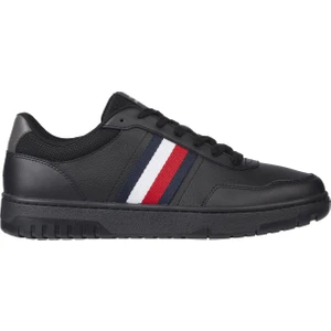 Tommy Hilfiger Siyah Erkek Sneaker Th Basket Core Lıte