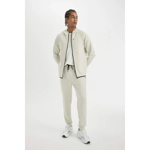 DeFactoFit Jogger Eşofman Altı Slim Fit Dar Kesim Skuba Dalgıç Kumaş Lastikli Paça Beli Bağcıklı Cepli Z9112AZ24AU