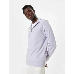 5WAM70090MK Koton Erkek Sweat Lila