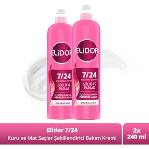 7/24 Şekillendirici Saç Bakım Kremi Güçlü ve Parlak Kuru ve Mat Saçlar 240 ml x2