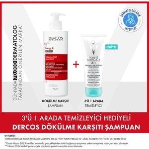 Yüz Temizleme Jeli Hediyeli Dercos Şampuan Tüm Saç Tipleri İçin