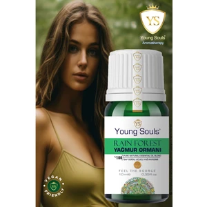 Young Souls Aromatherapy Rain Forest Essential Oil Blend Yamur Ormanı Uçucu Yağ Karışımı 10 ml