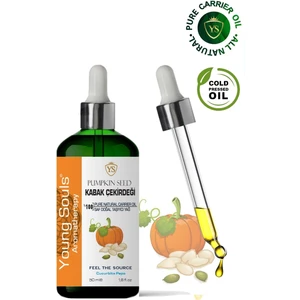 Young Souls Aromatherapy Pumpkin Seed Carrier Oil Kabak Çekirdeği Bitkisel Taşıyıcı Yağ 50 ml
