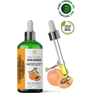 Young Souls Aromatherapy Apricot Seed Carrier Oil Kayısı Çekirdeği Bitkisel Taşıyıcı Yağ 50 ml