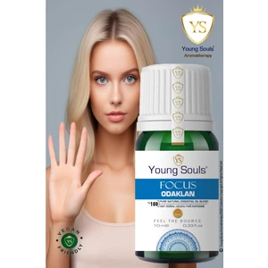 Young Souls Aromatherapy Focus Essential Oil Blend Odaklan Uçucu Yağ Karışımı 10 ml