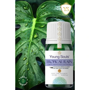 Young Souls Aromatherapy Tropical Rain Essential Oil Blend Difüzör Uçucu Yağ Karışımı 10 ml