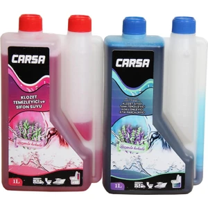 Zzrobot Karavan Tuvalet Kimyasalı Koku Giderici ve Parçalayıcı & Karavan Klozet Sifon Kimyasalı 1lt