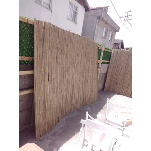 1.5M X 2M Reedfence Misina Ipli Doğal Bambu Kamış Çit Bahçe Çiti Hasır Çit Gölgelik