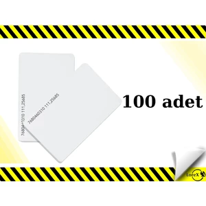 125 Khz  Rfid Proximity Kart  ( 100 Adet )