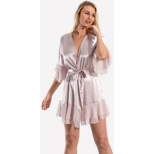 Saten Tüllü Sabahlık 3100