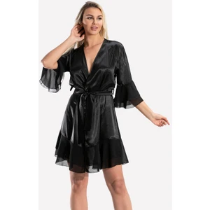 Saten Tüllü Sabahlık 3100