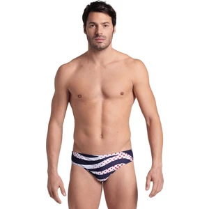 Multi Stripes Swim Briefs Erkek Mavi Yüzücü Mayosu 007237710