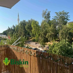 80 Cm X 4M Doğal Kamış Hasır Çit Eber Gölü'Nden Bambu Kamış