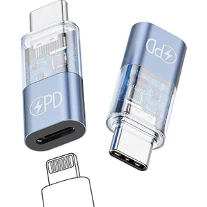 Koruma Çipli 30W Lightning To Type-C Dönüştürücü Iphone To Type-C Hızlı Çevirici Şarj Adaptörü