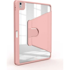 Apple iPad Air 11 Inç M2 2024 Kılıf Yatay ve Dikey Standlı Dönebilen Kalem Bölmeli Nayn Kılıf (Model A2902,A2903,A2904)