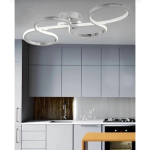 Modern Massimo Led Avize Plafonyer Tavana Sıfır Hol Antre Salon Oturma Odası Mutfak Avize