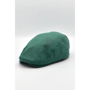 Erkek Dokulu London Kasket Yeşil Flat Cap Şapka